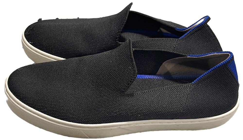Rothy's Navy Blue Slip On Knit Casual Comfort Sneakers Size 8.5